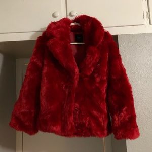FAUX FUR COAT